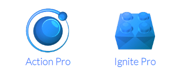 Logotipos do Action e do Ignite