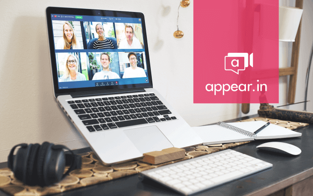 appear.in video conferência 6 pessoas